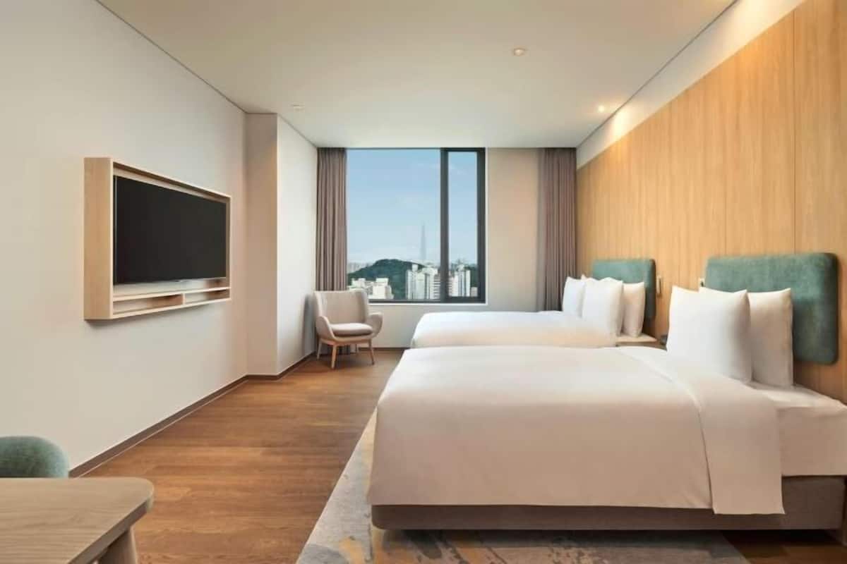 1 Schlafzimmer, Zimmersafe, Verdunkelungsvorhänge, Bügeleisen/Bügelbrett