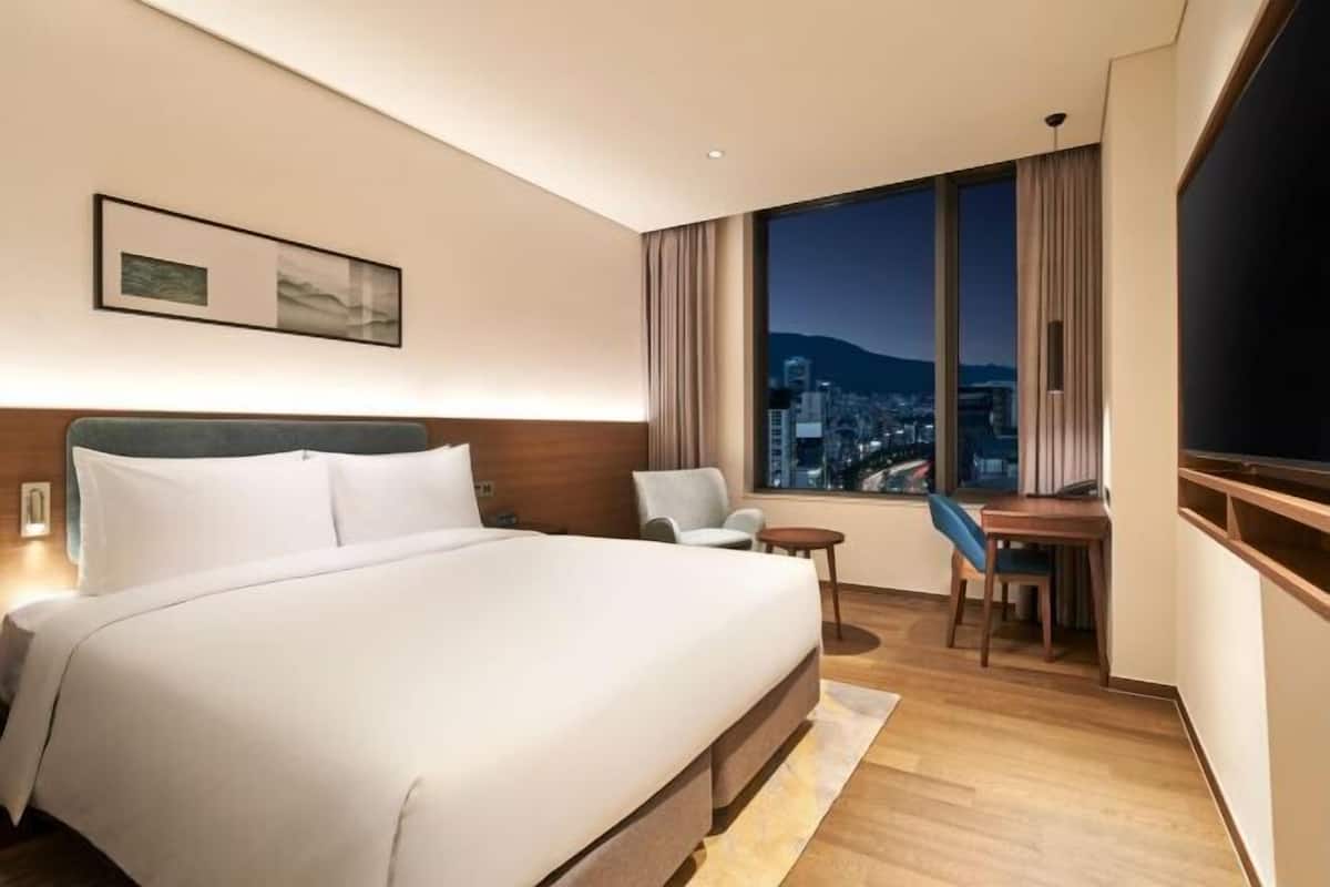 1 Schlafzimmer, Zimmersafe, Verdunkelungsvorhänge, Bügeleisen/Bügelbrett