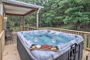 Bain à remous extérieur