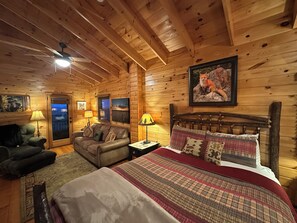 3 bedrooms, iron/ironing board, travel crib, free WiFi - Spectacular Mtn Views-Artfully Decorated. Inviting, Warm & Rustic. (Purlear)