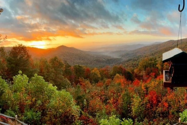 Vue depuis l’hébergement