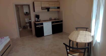 Studio for 2 people with air conditioning in the city center