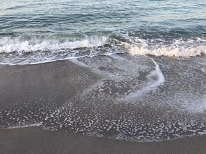 Playa en los alrededores y camastros 