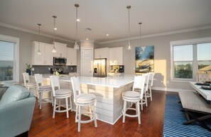 House, Multiple Beds, Private Pool | Private kitchen | Fridge, microwave