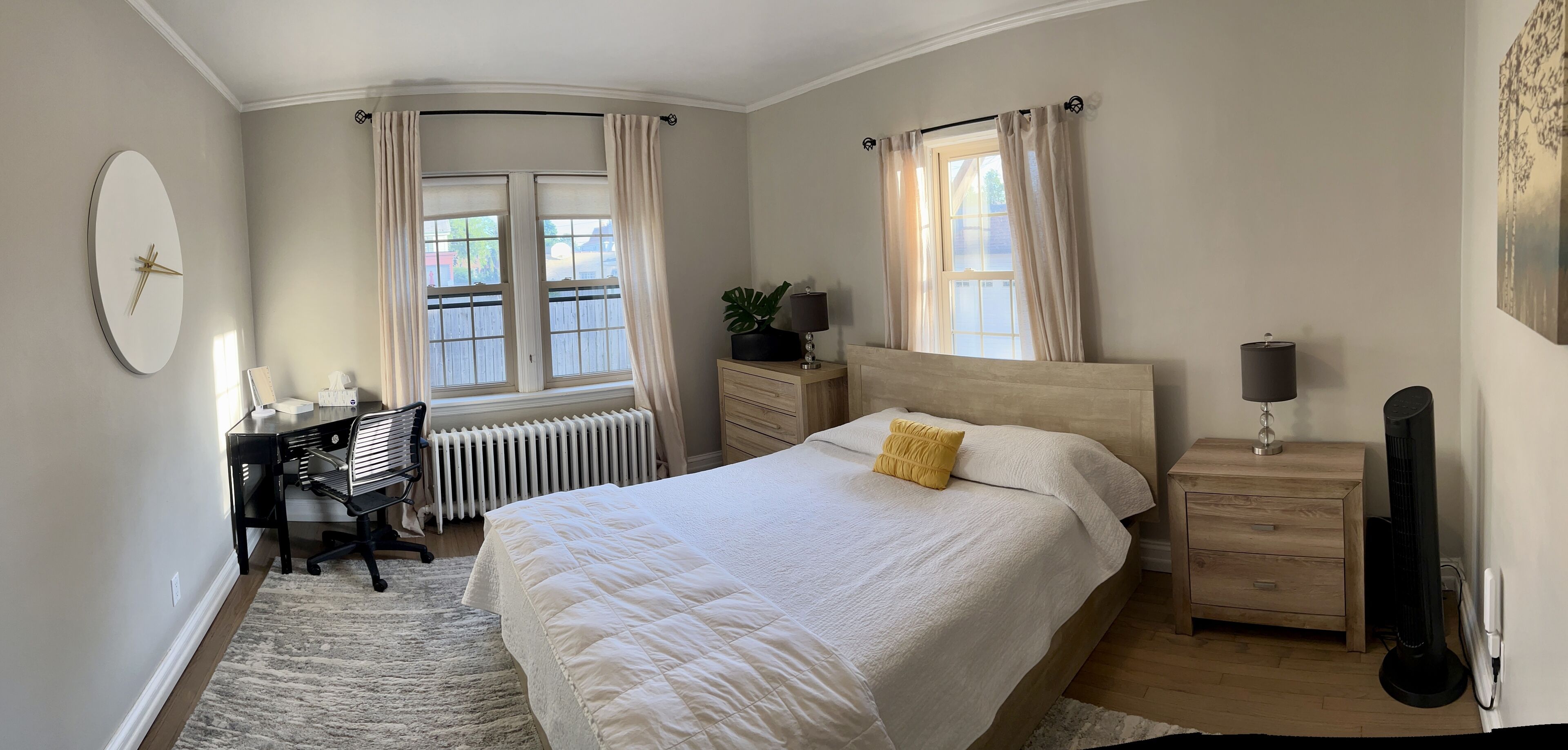 2 Schlafzimmer, Schreibtisch, Bügeleisen/Bügelbrett, kostenloses WLAN