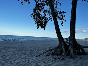 Sun loungers, beach towels - Walk to the Waves: Tudor Living Blocks from the Lake & Zoo (Racine)