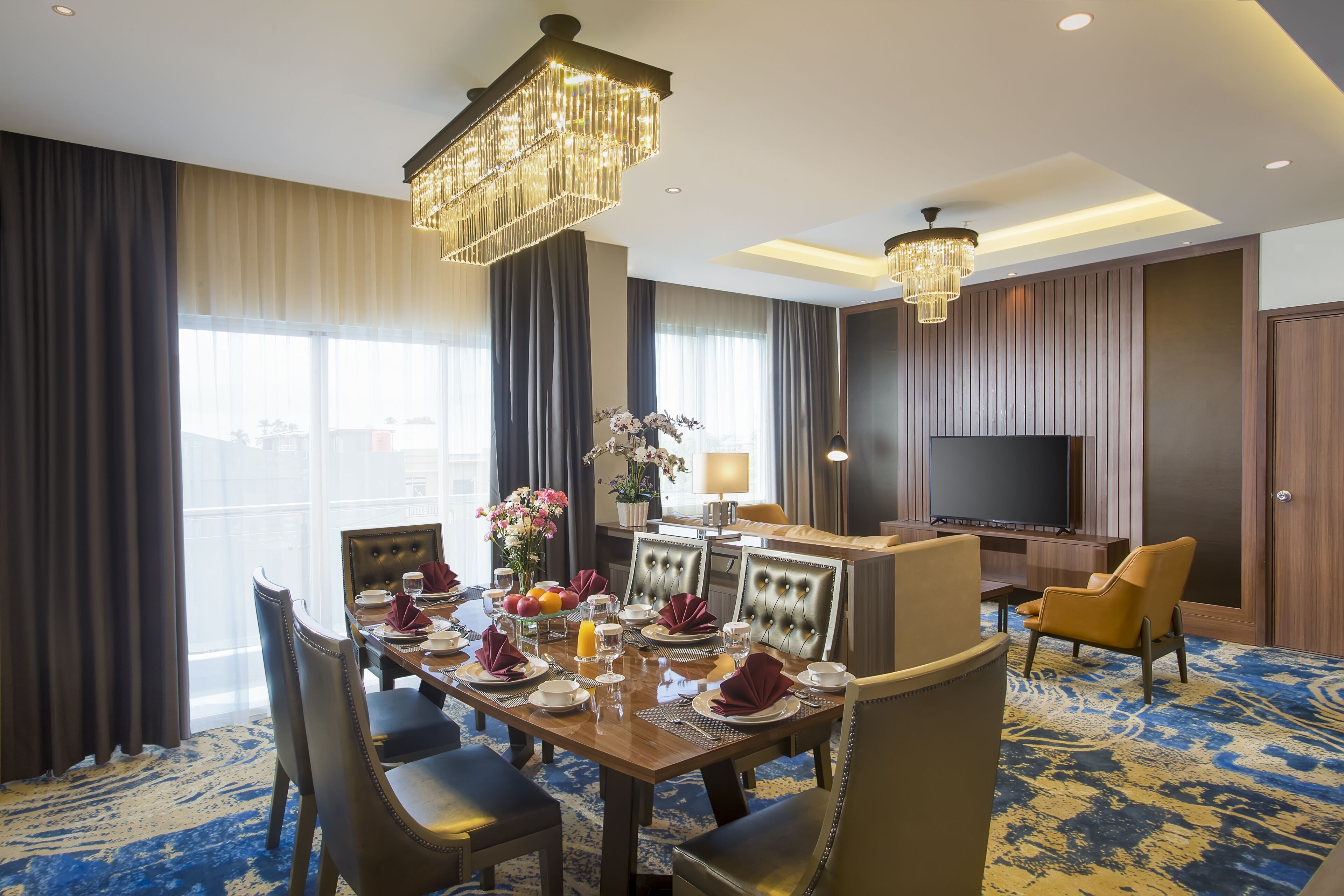 Chambre Double Présidentielle | Coin séjour