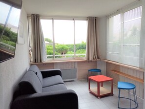 TV - T2 Apartment near the beach with parking and air conditioning (Sète)