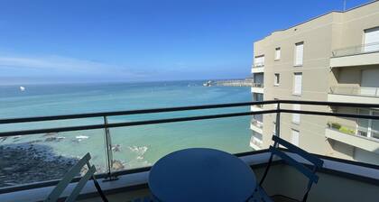 Charmant T2 en front de mer, 4 pers., ascenseur, garage, Wi-Fi
