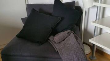 City Condo | Living area | TV, offices