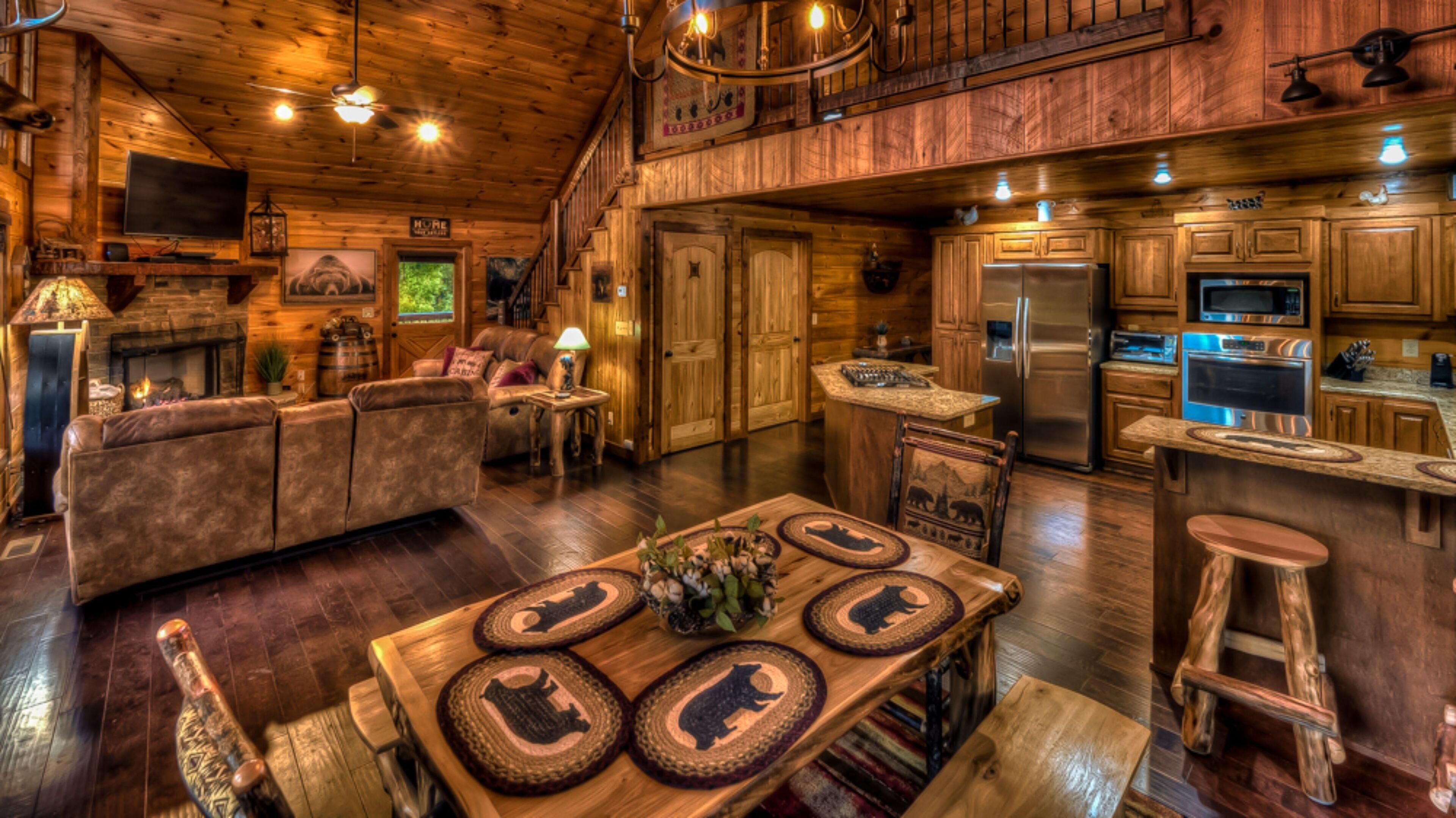 Cabin, 4 Bedrooms | Ruang tamu