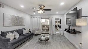 Studio (2 Bedrooms) | Living area | 45-inch TV with cable channels - Executive 2 Bdrm Condo in the Heart of Biltmore! (Phoenix)