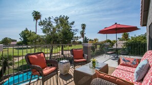 Balcony - Spectacular Golf Course Home With Pool and Views! (Gilbert)