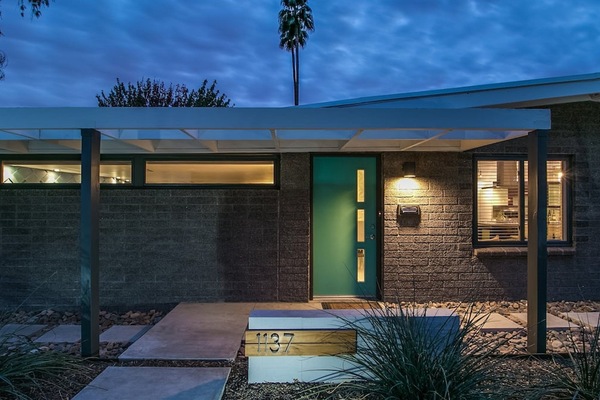 Front of property - evening/night