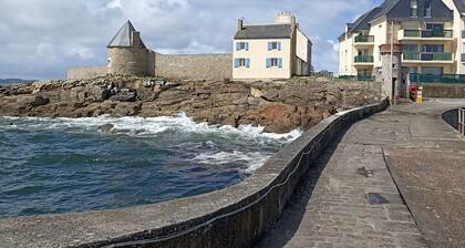 House 100m² - Enclosed garden - facing the Lomener breakwater