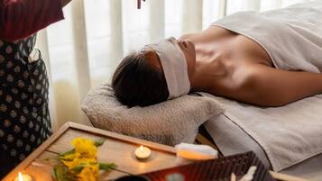 Experience a soothing massage in a tranquil setting with a skilled therapist.