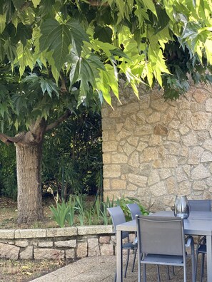 Outdoor dining - Torriciola villa rental Murier swimming pool 2 bedrooms (Propriano)