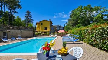 Family Villa, Multiple Bedrooms, Balcony, Mountainside (Villa Francesca) | Pool | Seasonal outdoor pool