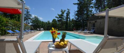 Seasonal outdoor pool
