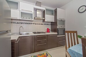 Kühlschrank, Mikrowelle, Ofen, Geschirrspüler