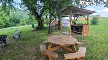 Opções para refeição ao ar livre