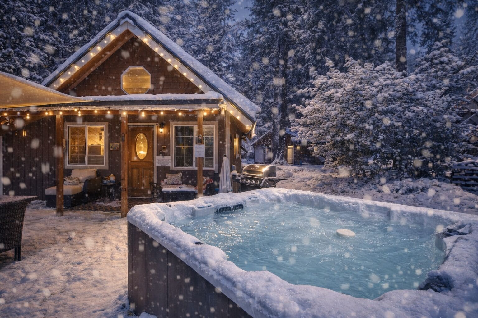 Bain à remous extérieur
