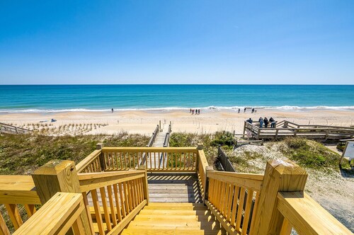 Ocean front gem offering 6BR/5BA with direct beach access!