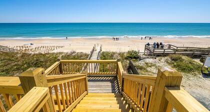 Ocean front gem offering 6BR/5BA with direct beach access!