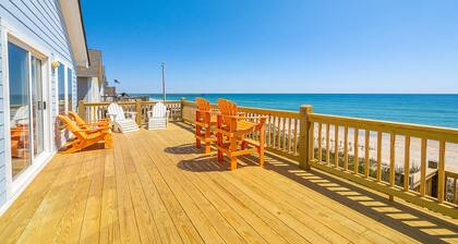 Ocean front gem offering 6BR/5BA with direct beach access!