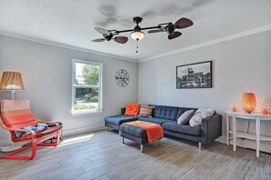 TV connectée, cheminée