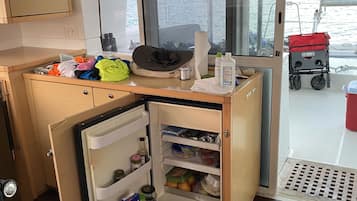 Vue depuis lâhĂ©bergement