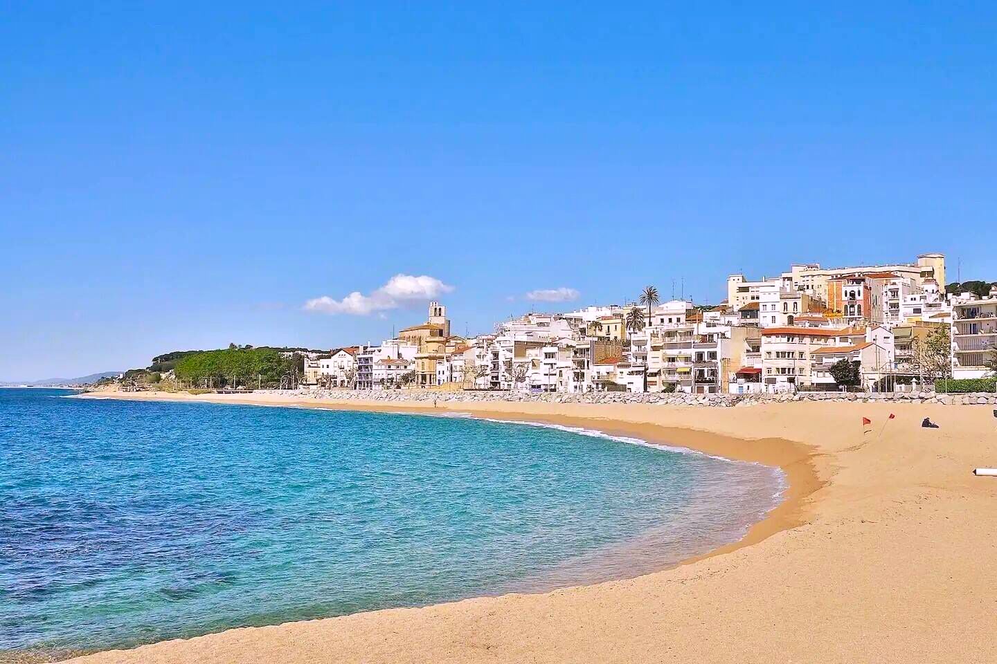 In Strandnähe, Liegestühle, Strandtücher