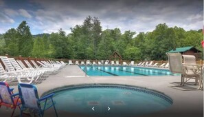 Pool - Mountain View Cabin: Hot Tub, Patio, Community Pool (Sevierville)