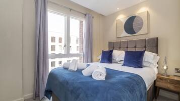 1 bedroom, travel crib, WiFi, bed sheets