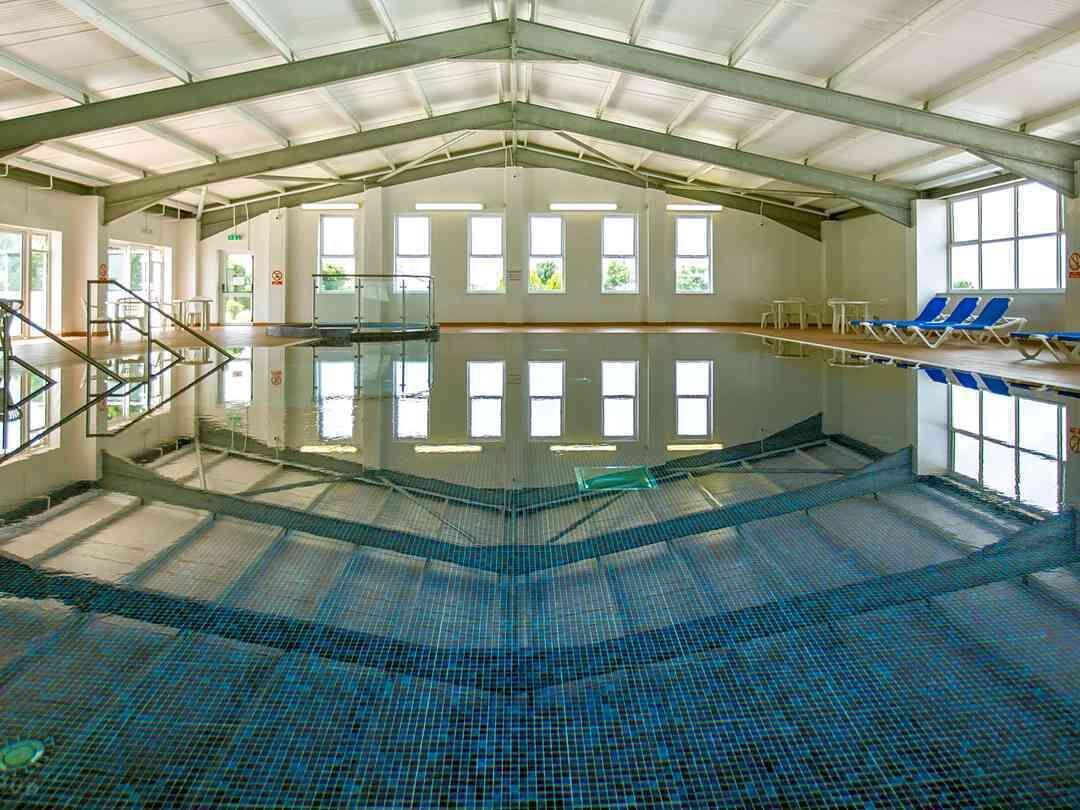 Indoor pool, a heated pool