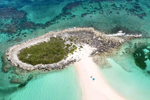 Twin Coves Beach is stunning and is just a half mile from us.