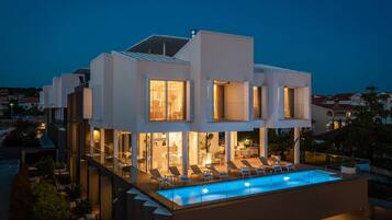 Front of property – evening/night