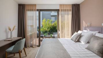 1 chambre, literie de qualité supérieure, matelas mémoire de forme