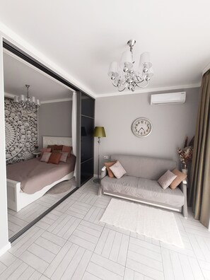 1 bedroom, iron/ironing board, free WiFi, bed sheets - Apartments Park Fountains (Фонтанка)