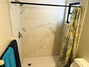 Shower, towels