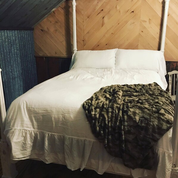 1 غرفة نوم وملاءات أسرّة وتسهيلات لدخول الكراسي المتحركة