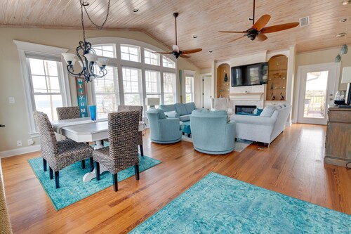 Spacious Home, Steps to the Beach w/ Marsh Views