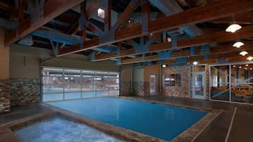 Indoor pool, outdoor pool