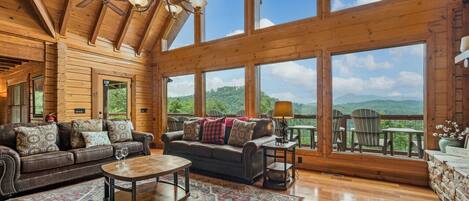 TV connectée, cheminée