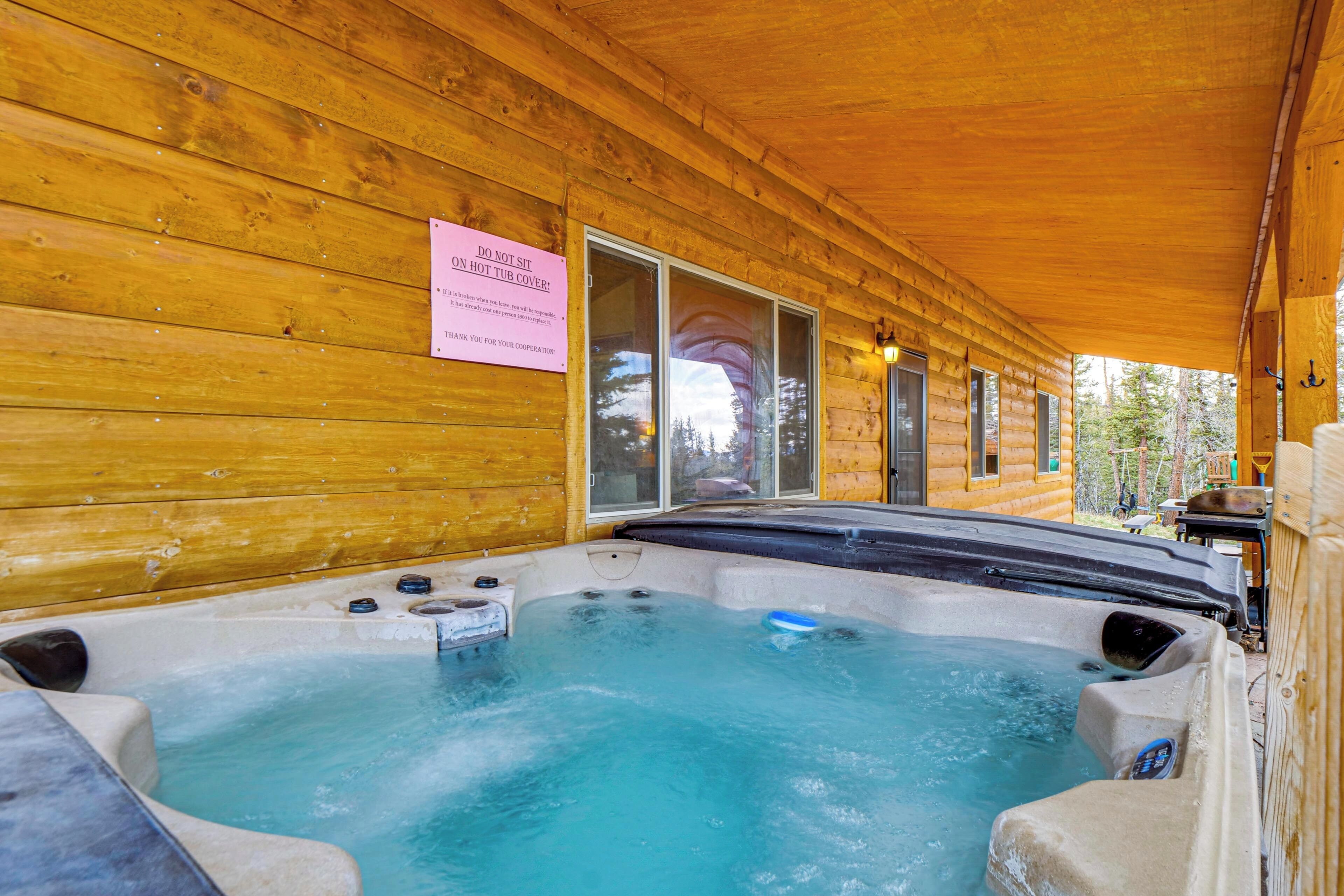 Baignoire à remous extérieure