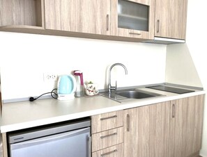 Appartamento, 1 letto queen con divano letto | Cucina privata | Frigorifero, microonde, forno, piano cottura