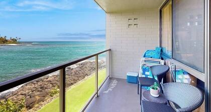 Oceanfront Condo near Lawai Beach w/Lanai, Free WiFi, Shared BBQ, W/D, & A/C