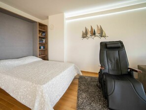 1 室のベッドルーム、旅行用ベビーベッド、WiFi (無料)