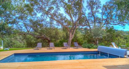 Villa Pienezza 8p 4 bedrooms very quiet Pinarellu 5min from beaches Heated swimming pool