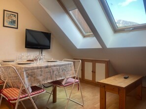 Dining - Bright duplex studio in Samoëns center with parking (Samoëns)